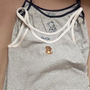 John Galliano womens  Camisoles - Navy and Gray